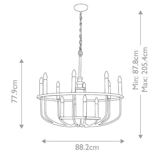 arany kovacsoltvas klasszikus nagy polgari csillar ebedlo farmhouse rusztikus country mediterran lampa vilagitas nagy belmagassag lakas 2.jpg